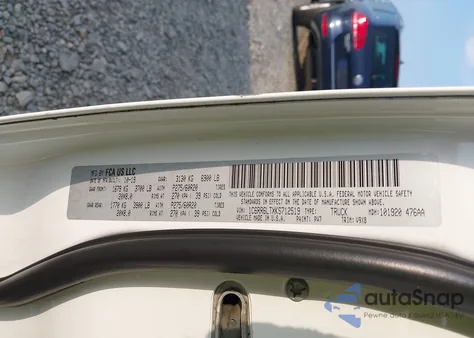 2019 Ram 1500 Classic Warlock 4X2 5'7 Box from USA, damaged, VIN 1C6RR6LTXKS71251